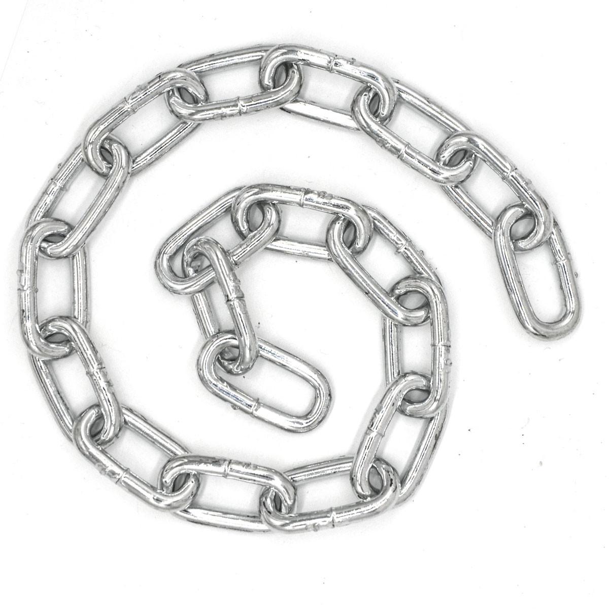 BEFESTIGUNGSSET für Hängesessel Kette + 2 Karabiner 66cm - Grau, Metall (1.9/3.7/50cm) - Amanka