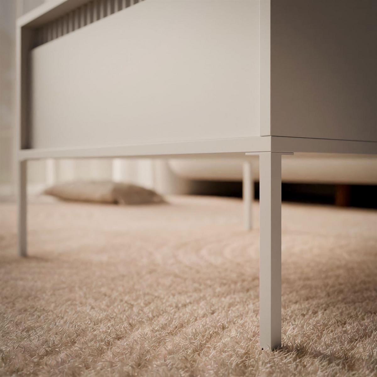 COUCHTISCH YASUMI mit Schublade beige - Beige, Holzwerkstoff (68/68/48.4cm) - Lookway