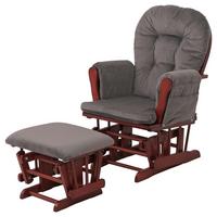 RELAXSESSEL Grau, Braun - Braun/Grau, Textil (74/103/71cm) - MCW