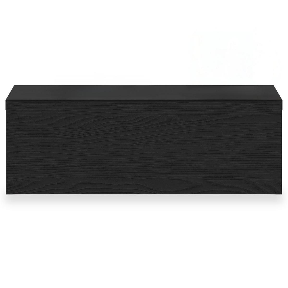 HÄNGENDER NACHTTISCH ANNE - Schwarz, Holzwerkstoff (42/14/30cm) - CARO-Möbel