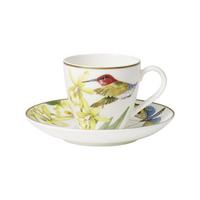 MOKKA- / ESPRESSOTASSE MIT UNTERTASSE Amazonia bunt 60 ml - Multicolor, Keramik (12/7.9/12cm) - Villeroy & Boch