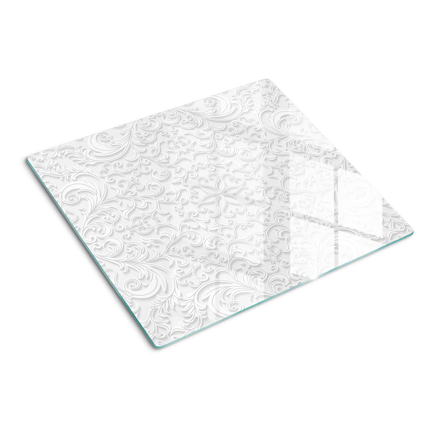 GLASPLATTE 60x52 cm Dekorationen - Weiß, Glas (60/0.4/52cm) - TULUP