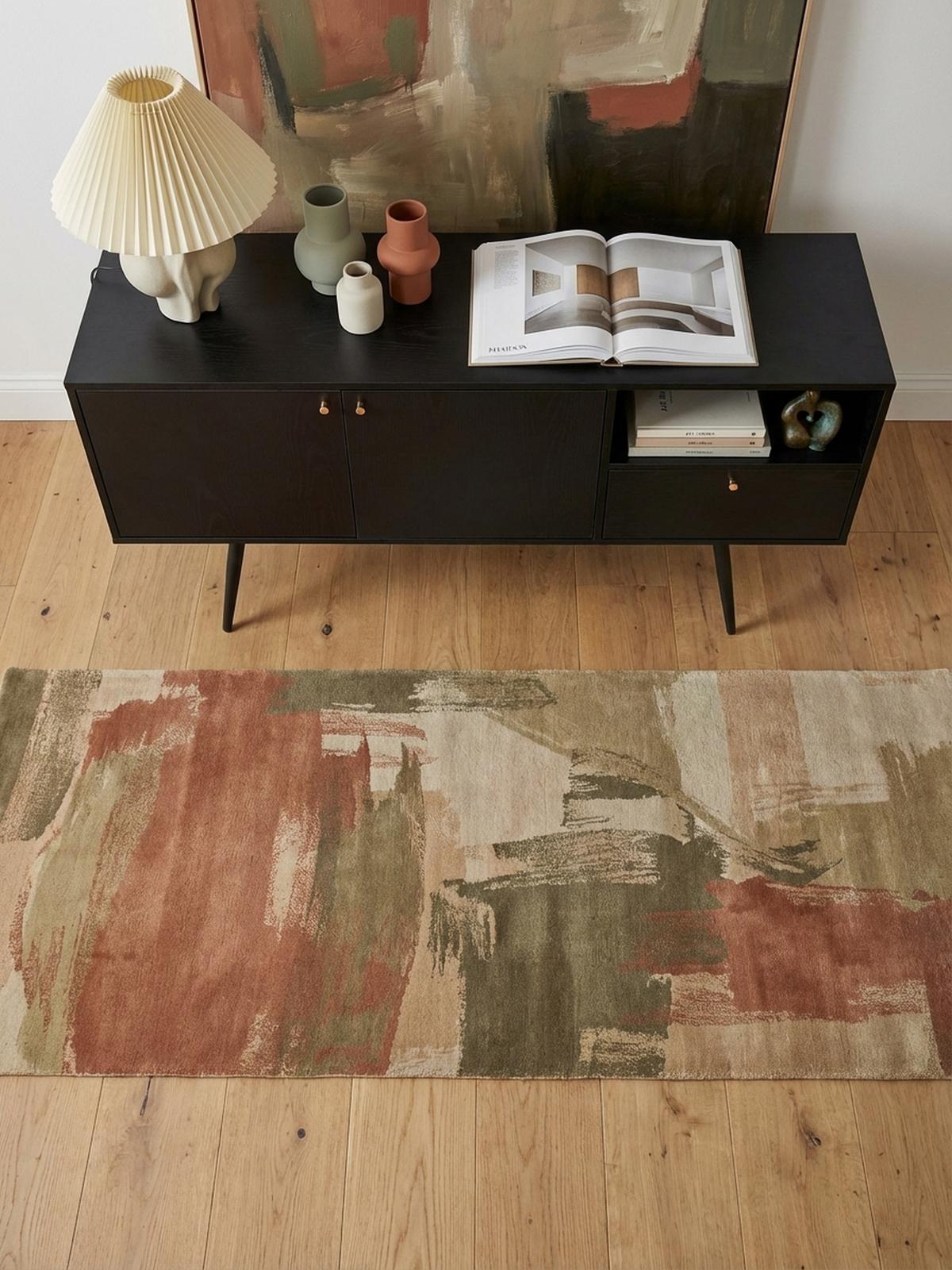 SIDEBOARD – Schwarz/Eiche-Dekor, 140x75x40 cm, mit 2 Türen, Schublade, offenes Fach - Schwarz, Holzwerkstoff/Metall (140/75/40cm) - KADIMA DESIGN