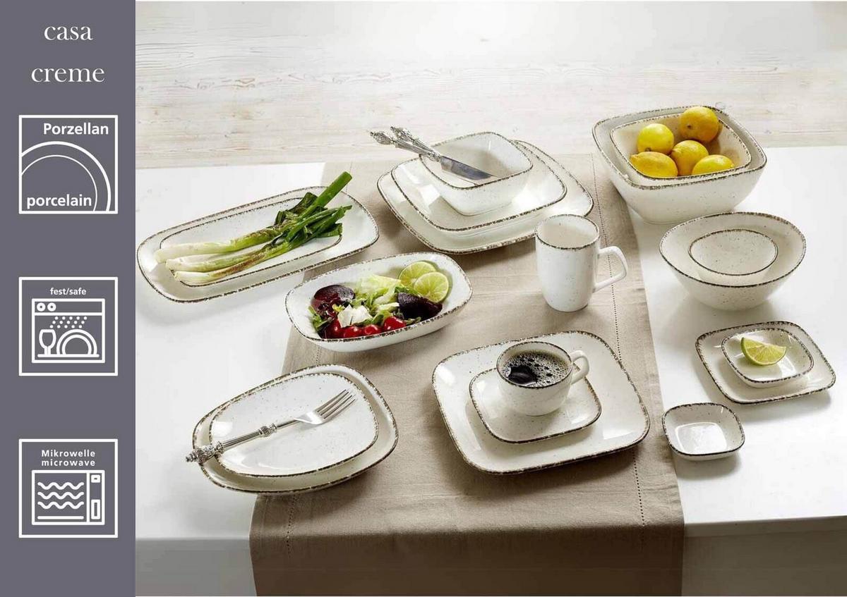 DIPSCHALEN Casa Beige ø 9 cm 12er Set - Beige, Keramik (9cm) - Ritzenhoff Breker