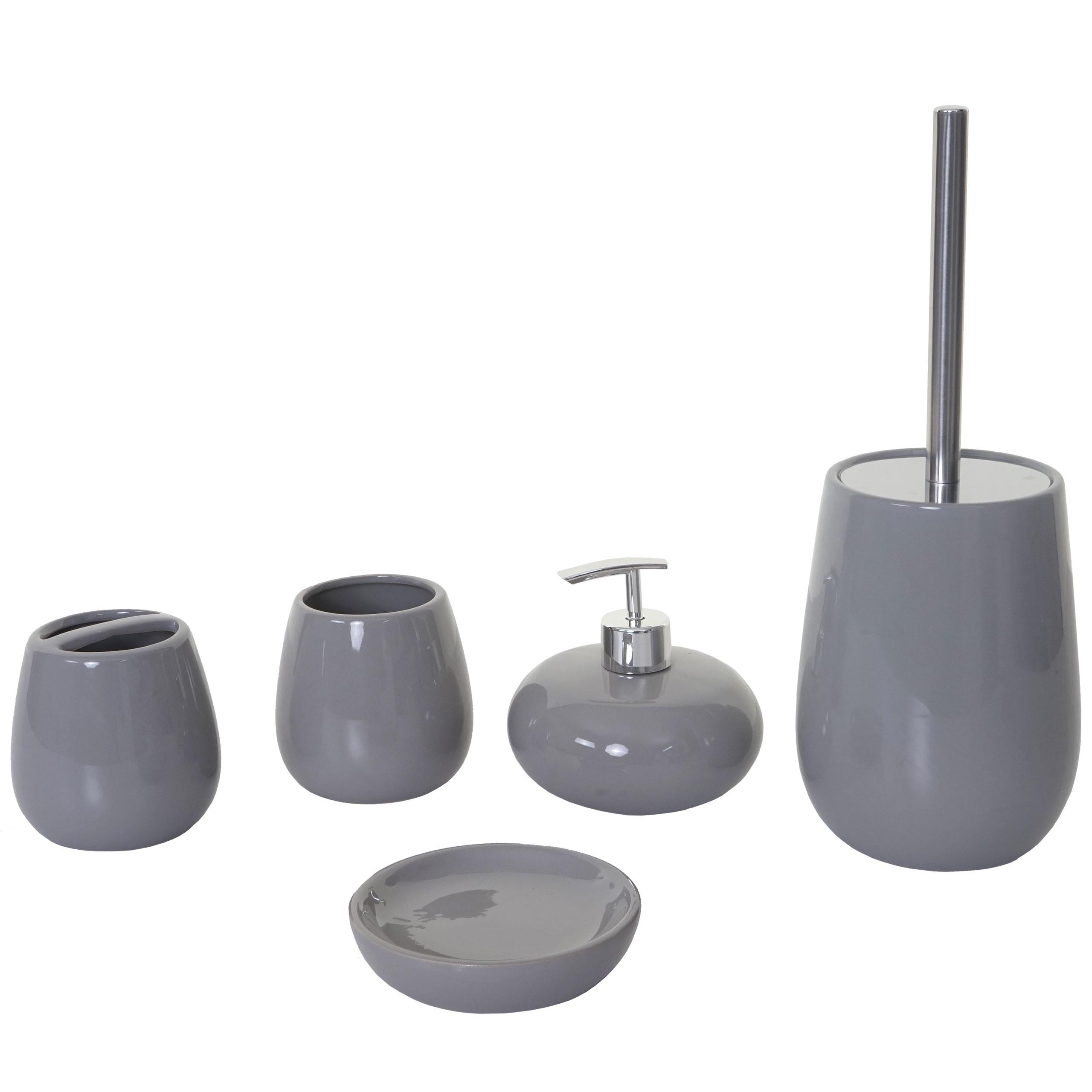 BADSET Grau - Grau, Keramik (12/33/12cm) - MCW