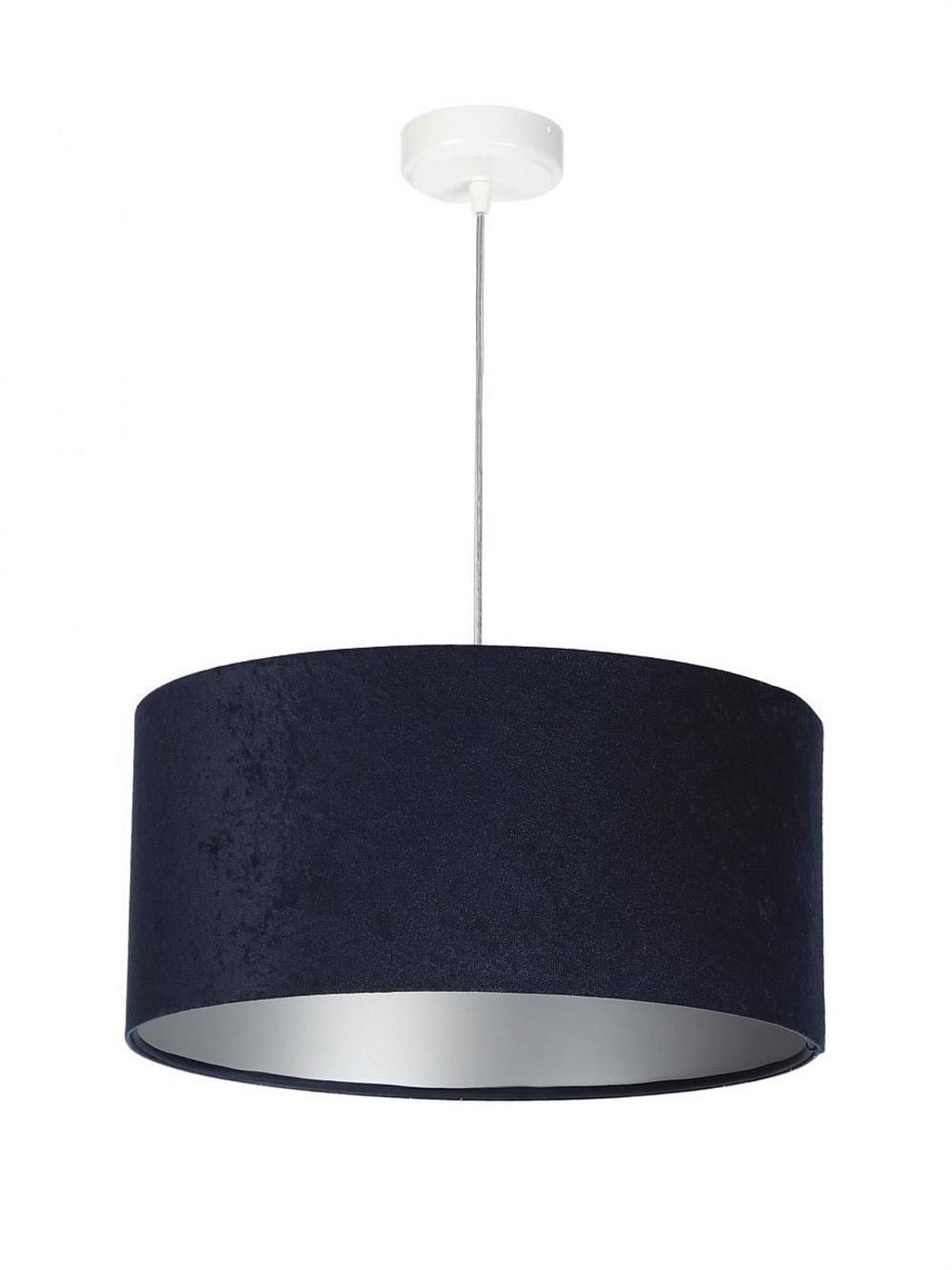 HÄNGELEUCHTE Blau 30/20 cm - Blau/Silberfarben, Kunststoff (30/0.45/20cm) - ONZENO