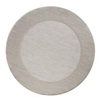OUTDOORTEPPICH Boho Beige Creme Ø 200 cm - Champagner/Beige, Kunststoff (200/200cm) - TT Home