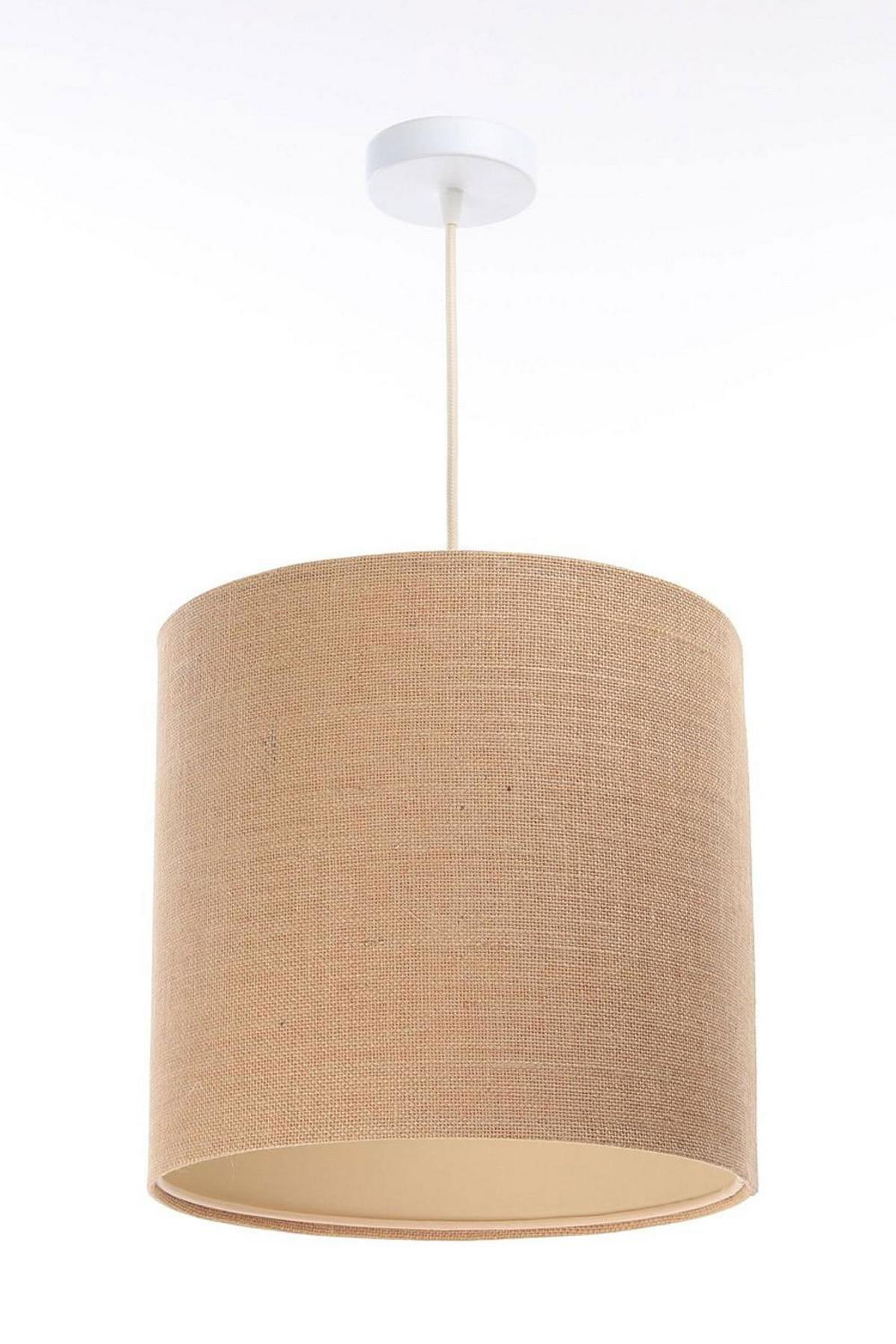 HÄNGELEUCHTE Beige 50/60 cm - Beige, Kunststoff (50/1.1/60cm) - ONZENO