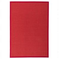 SISALTEPPICH NATURA KLASSISCH MIT BORDÜRE - Rot, Textil (200/250cm) - Pergamon