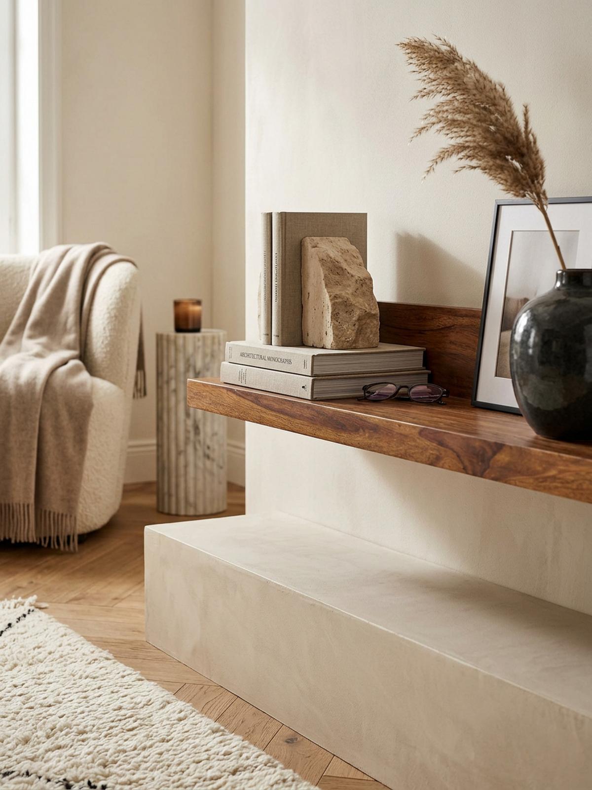 WANDREGAL NAKO Massivholz Flexibles Design Landhausstil, Braun 110x24x17 cm - Braun, Holz (110/17/24cm) - KADIMA DESIGN