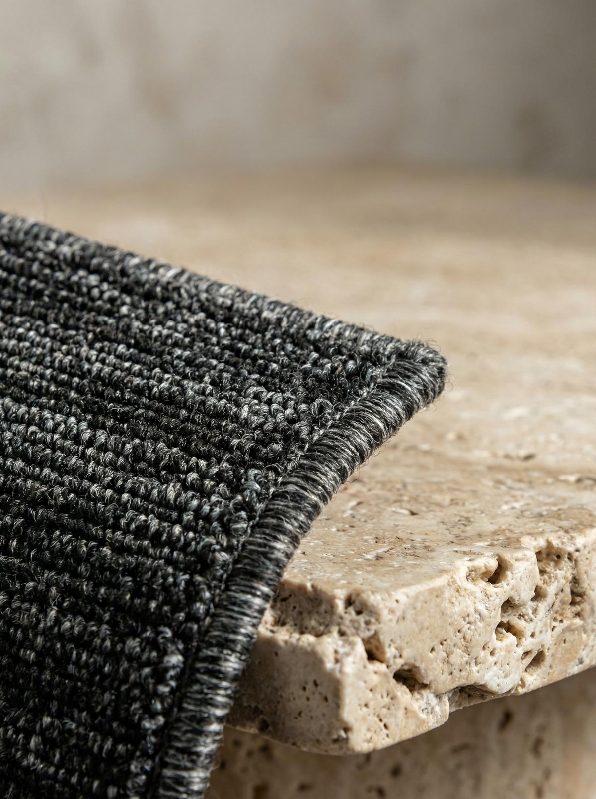 KURZFLORTEPPICH AMMER, einfarbig, Anthrazit, 200 x 290 cm - Anthrazit, Textil (290/200cm) - KADIMA DESIGN