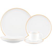 KOMBISERVICE Sento Home Pure Lines Mango Orange 30-tlg. - Orange, Keramik (2/2/2cm) - Seltmann Weiden