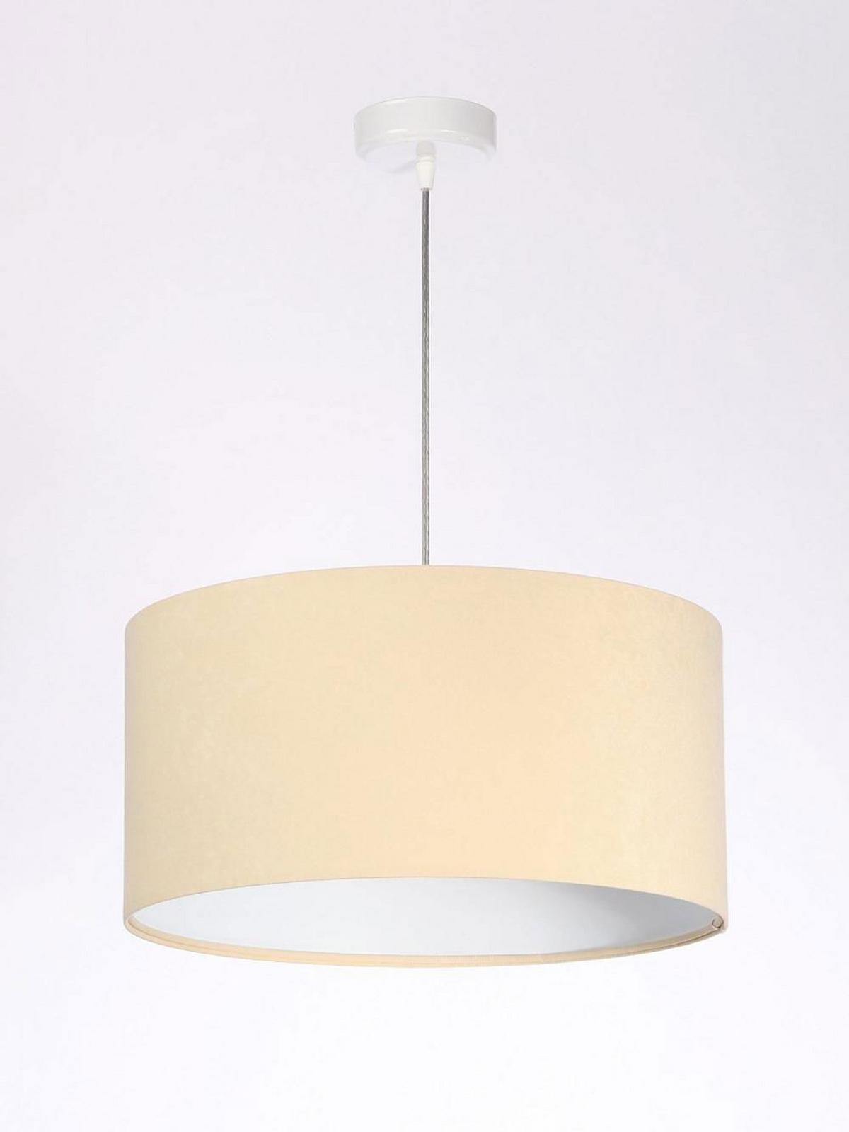 HÄNGELEUCHTE Weiß 30/20 cm - Beige/Weiß, Kunststoff (30/0.45/20cm) - ONZENO