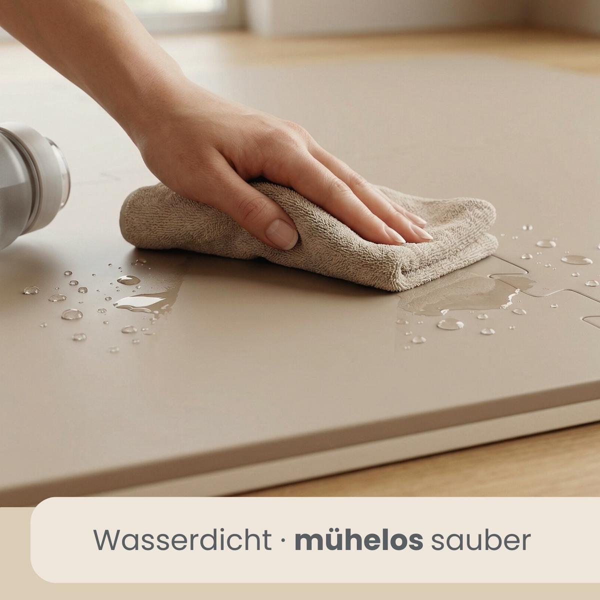 BODENSCHUTZMATTE 63x63x2 cm, Beige Braun, 4er Set - Braun, Kunststoff (63/63cm) - eyepower