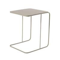 BEISTELLTISCH mit metallplatte 57/47/46 cm - Taupe, Metall (47/57/46cm) - Calicosy