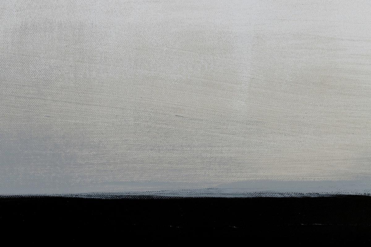 ACRYLBILD HANDGEMALT 75/100 cm - Schwarz, Holz/Textil (75/100cm) - KUNSTLOFT