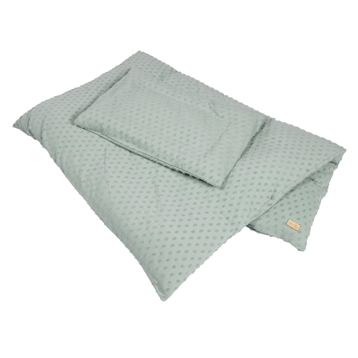 BABYBETTWÄSCHE Lil Planet 100x135 cm frosty green - Grün, Textil (100/135cm) - Roba
