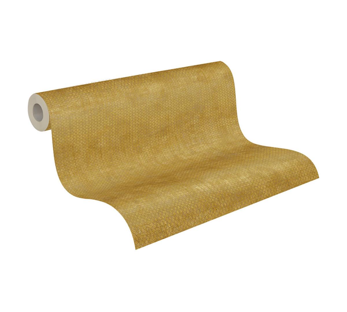 VLIESTAPETE Gelb 53/1005 cm - Gelb, Textil (53/1cm) - KUNSTLOFT