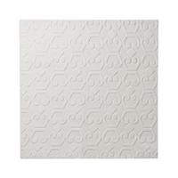 TEPPICH Cremeweiß 160/160 cm Gannett - Creme/Weiß, Textil (160/160cm) - Beliani