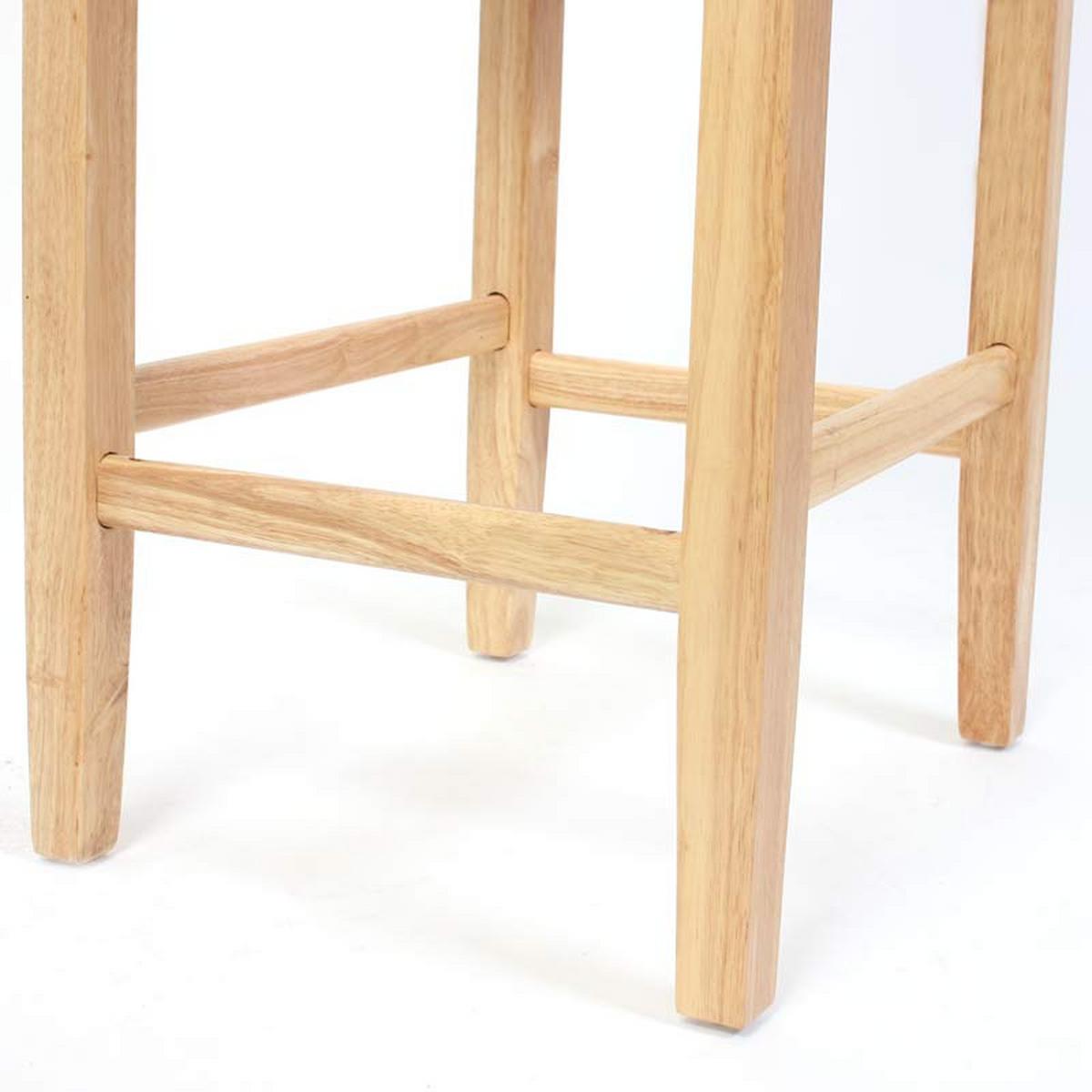 BARHOCKER Braun 2er-Set - Braun, Leder (41/109/50cm) - MCW