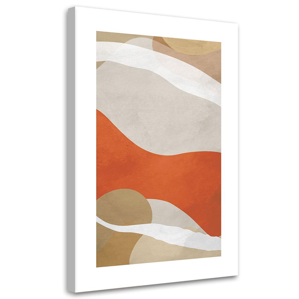 KUNSTDRUCK Orange 80/120 cm - Orange, Textil (80/120cm) - KUNSTLOFT