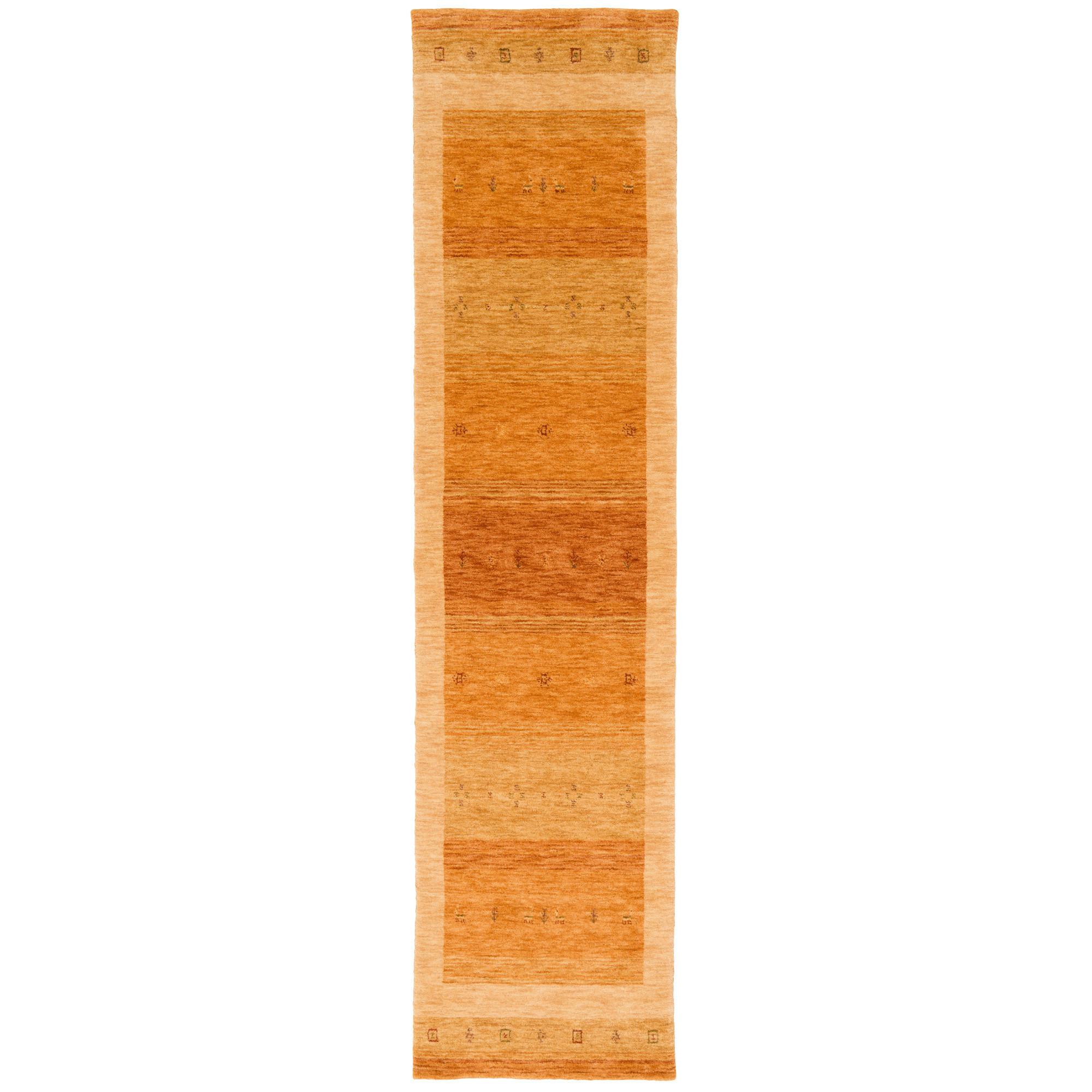 NATUR WOLLE TEPPICH GABBEH ESTA LÄUFER - Beige, Textil (90/160cm) - Pergamon