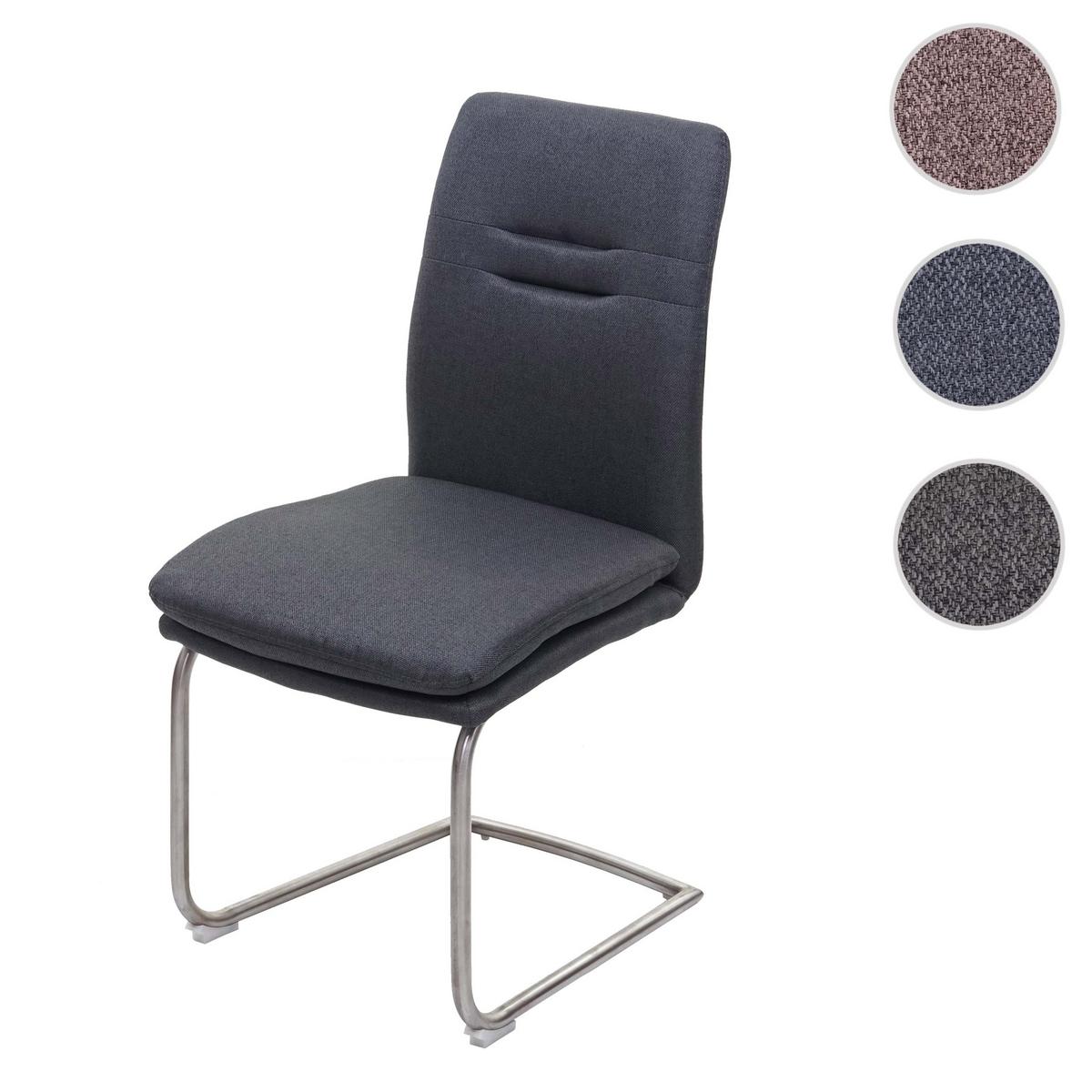 ESSZIMMERSTUHL Anthrazit - Dunkelgrau/Anthrazit, Textil (47/92/57cm) - MCW
