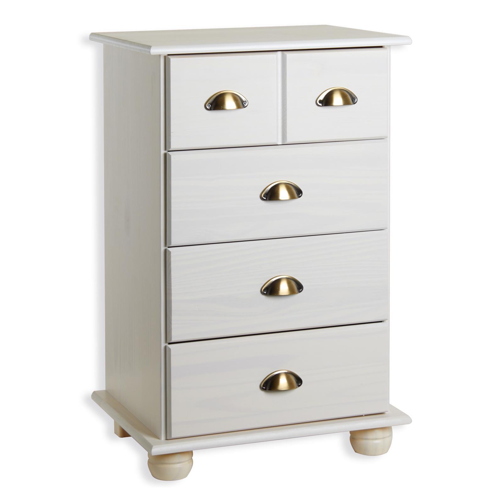 APOTHEKERKOMMODE COLMAR weiß - Weiß, Holz (49/80/39cm) - IDIMEX