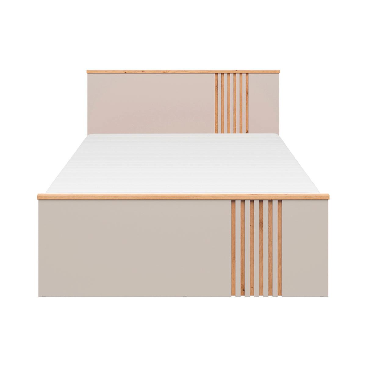 BETT 120/200 Ezra Kaschmir - Kaschmir, Holzwerkstoff (120/200cm) - Petits-meubles