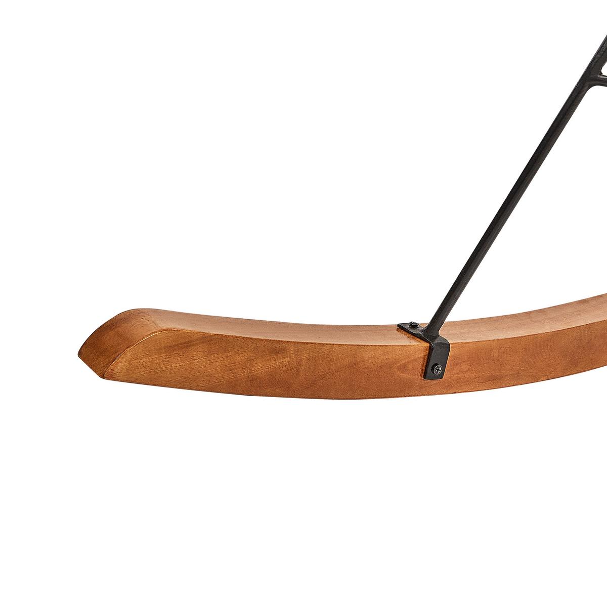 SCHAUKELSTÜHLE 2er Set Naturfarben Lavinio - Naturfarben, Naturmaterialien (61/80/98cm) - Beliani