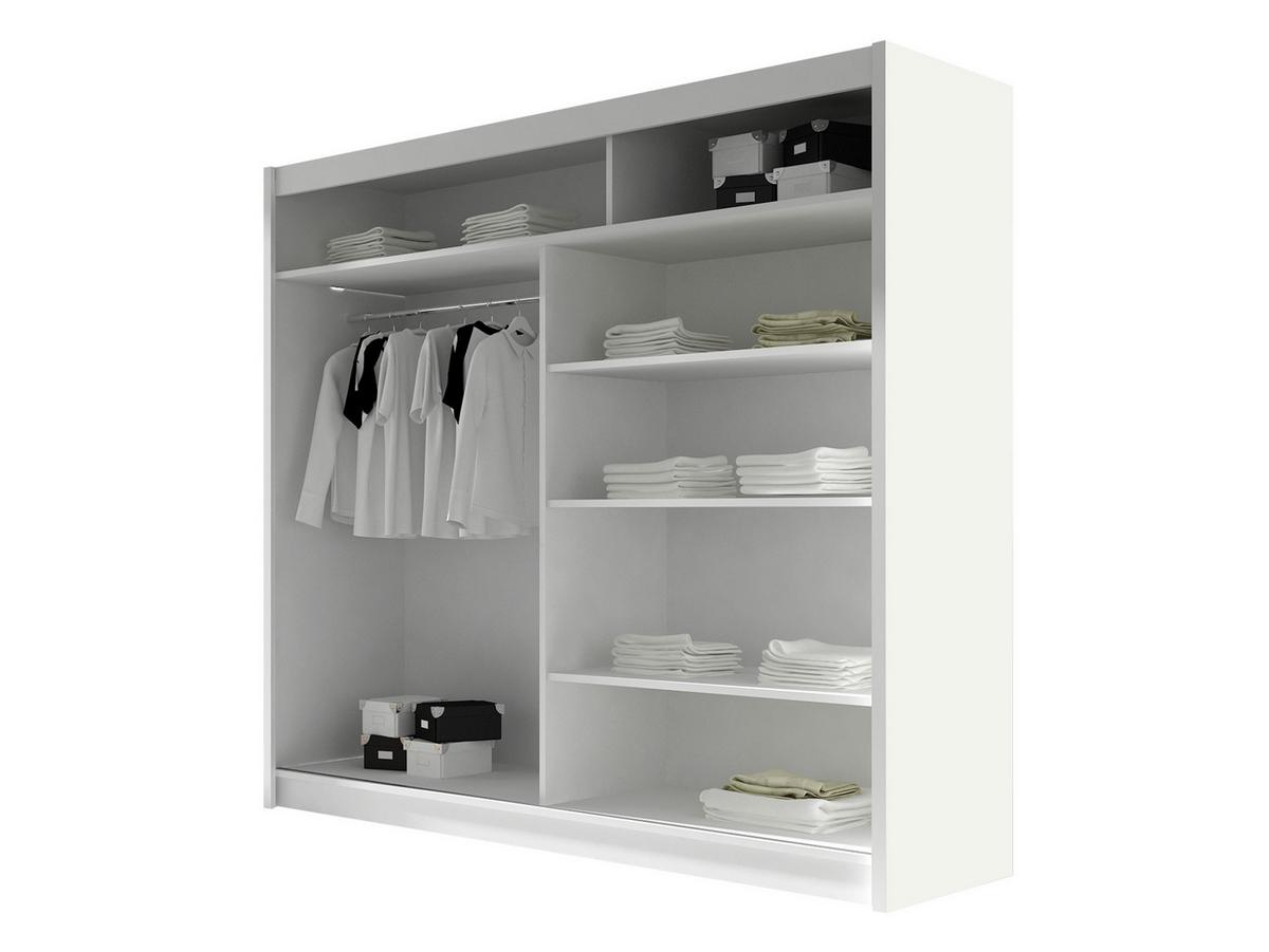 KLEIDERSCHRANK London II - Silberfarben/Sonoma Eiche, Holzwerkstoff/Kunststoff (180/215/58cm) - MIRJAN24