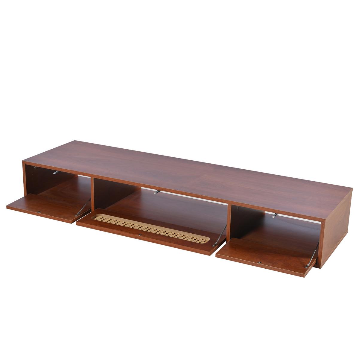 ESSTISCH Runder 80 cm Walnuss & Schwarz – Kompakttisch mit Metallbeinen im Retro-Design - Sonoma Eiche, Holzwerkstoff (80/80/75cm) - Urban Meuble