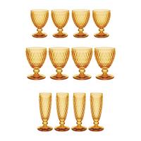 WASSER-, WEIN- UND SEKTGLÄSER Boston Coloured Saffron 12er Set - Gelb, Glas - Villeroy & Boch