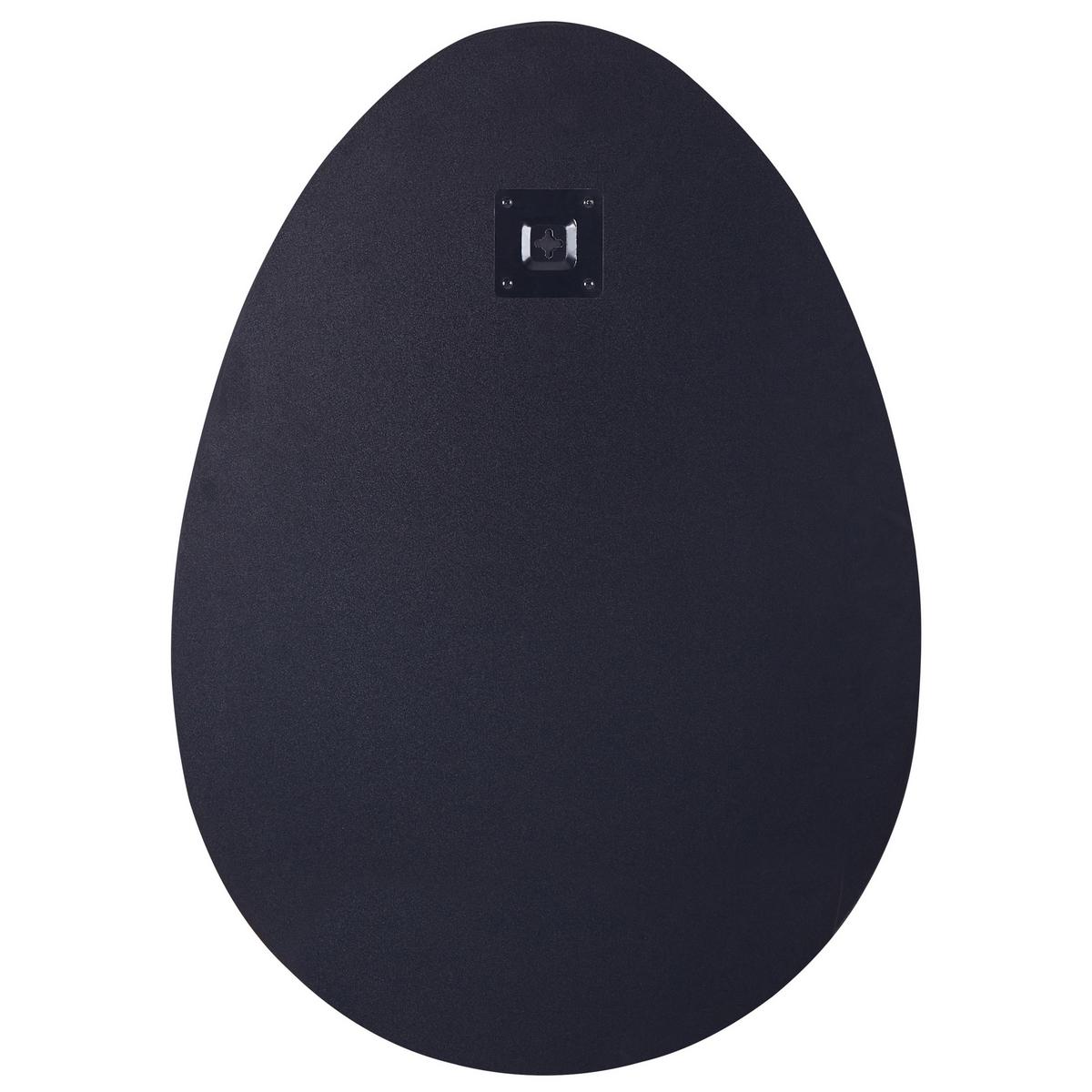 WANDSPIEGEL silber oval 50/70 cm Montresor - Silberfarben, Glas (50/70/1cm) - Beliani