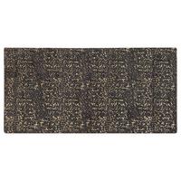 KURZFLOR-TEPPICH Esel 150/80 cm - Grau, Naturmaterialen (80/150cm) - Beliani