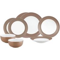 EINSTEIGER-SET Liberty Pure Colors Cocoa Brown 8-tlg. - Braun, Keramik (2/2/2cm) - Seltmann Weiden