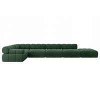 ECKSOFA modulares Sofa Felto-L3 - 475x190x70 cm Grün Cord - Grün, Holzwerkstoff/Textil (475/190cm) - ALTDECOR