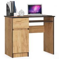 SCHREIBTISCH Eiche Craft 77/90/50 - Eiche San Remo, Holzwerkstoff (135/60/77cm) - RAUMHIRSCH FURNITURE