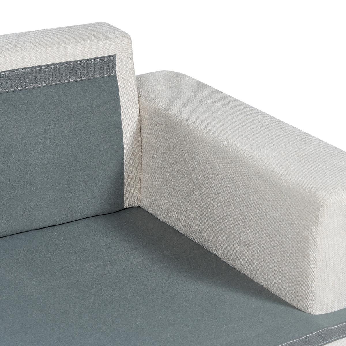 3-SITZER-SOFA hellbeige Alla - Beige, Textil (208/86/112cm) - Beliani