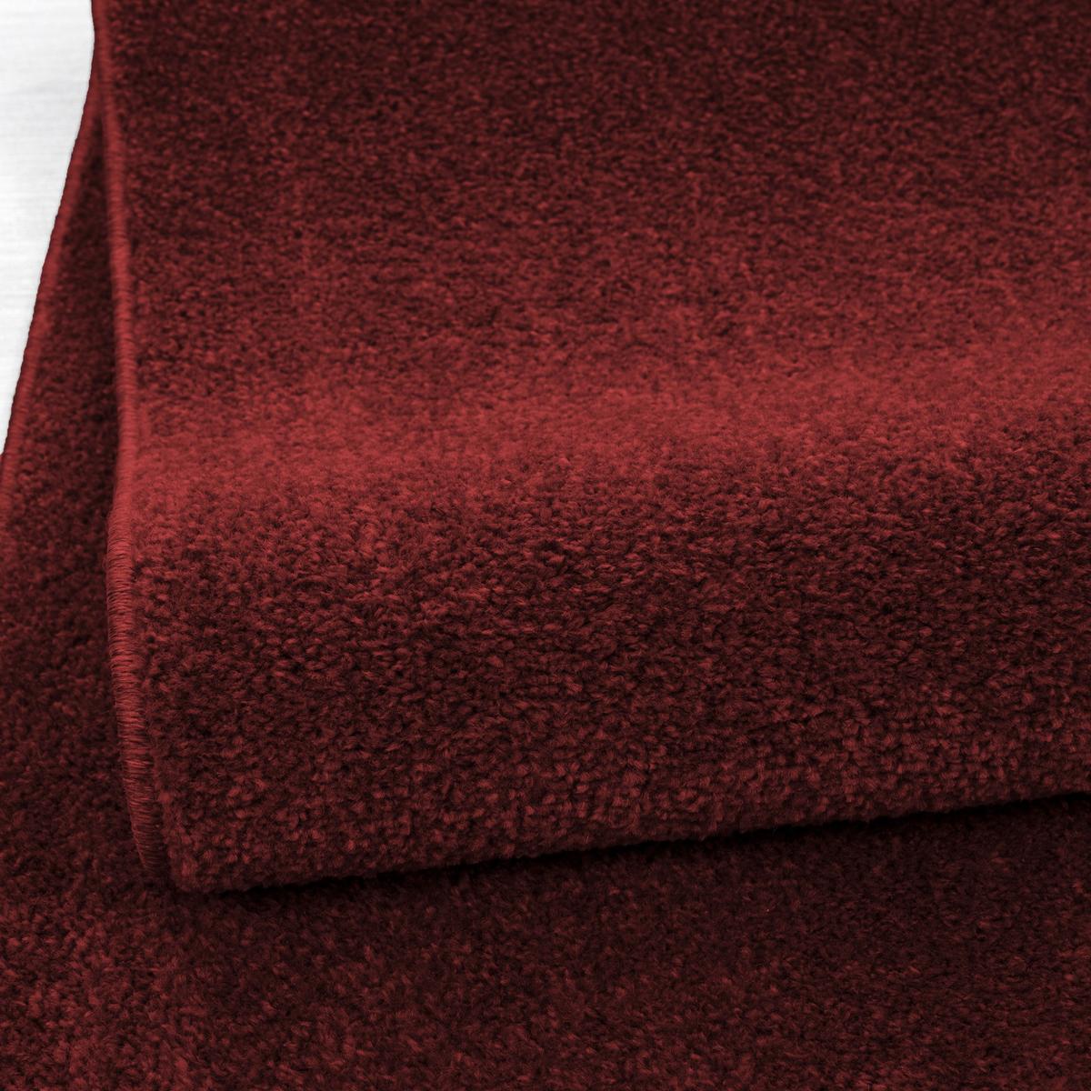 TEPPICH Kurzflor MAIN in Rot, einfarbig, 120 x 170 cm - Rot, Textil (170/120cm) - KADIMA DESIGN