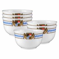 MÜSLISCHALEN Compact Bayern bunt ø 12,7 cm 6er Set - Multicolor, Keramik (12.7cm) - Seltmann Weiden