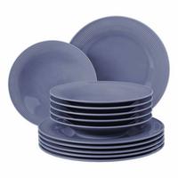 TAFELSERVICE Beat Color Glaze Fliederblau 12-tlg. - Violett, Keramik (32.3/23.5/32.3cm) - Seltmann Weiden