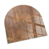 GLASPLATTE für Kamin 100x100 cm - Braun, Glas (100/100/0.4cm) - TULUP