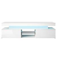 TV-LOWBOARD Glossa 2D 190 - Weiß, Holzwerkstoff/Kunststoff (190/54/39cm) - MIRJAN24