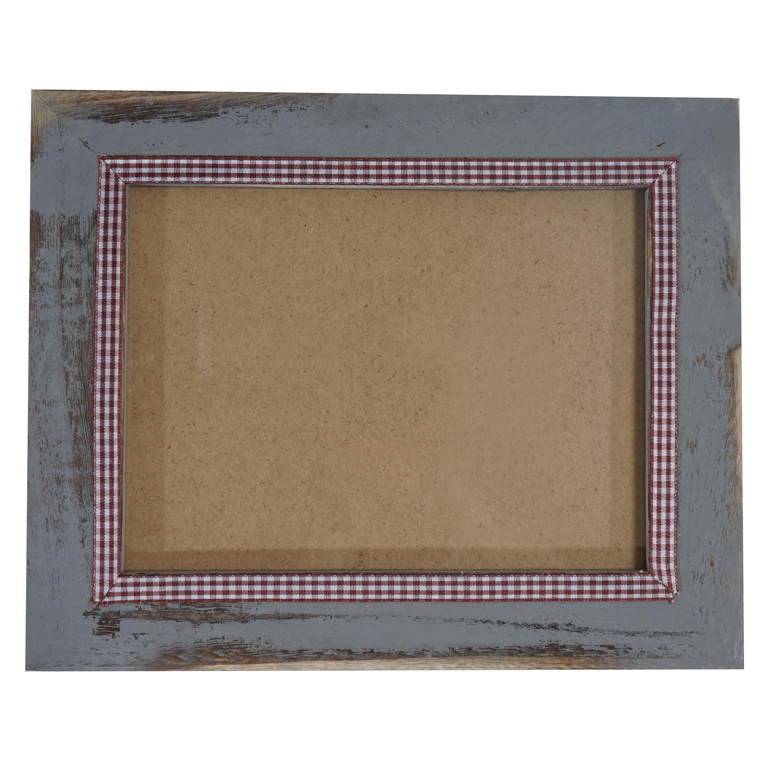 BILDERRAHMEN SHABBY-LOOK rechteckig Grau - Grau, Holz (26/21cm) - MCW