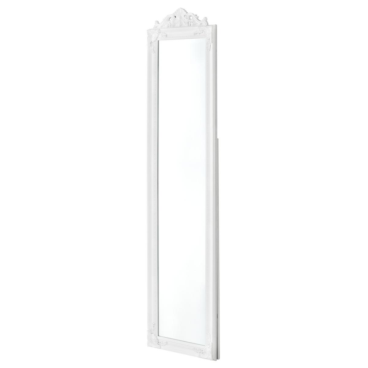 STANDSPIEGEL Arezzo - Weiß, Glas/Holz (28.5/160/140cm) - [en.casa]