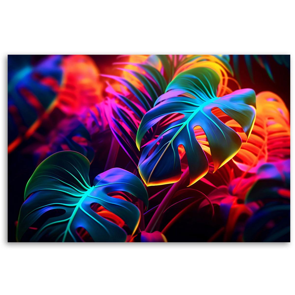 KUNSTDRUCK Bunt 90/60 cm - Multicolor, Textil (90/60cm) - KUNSTLOFT