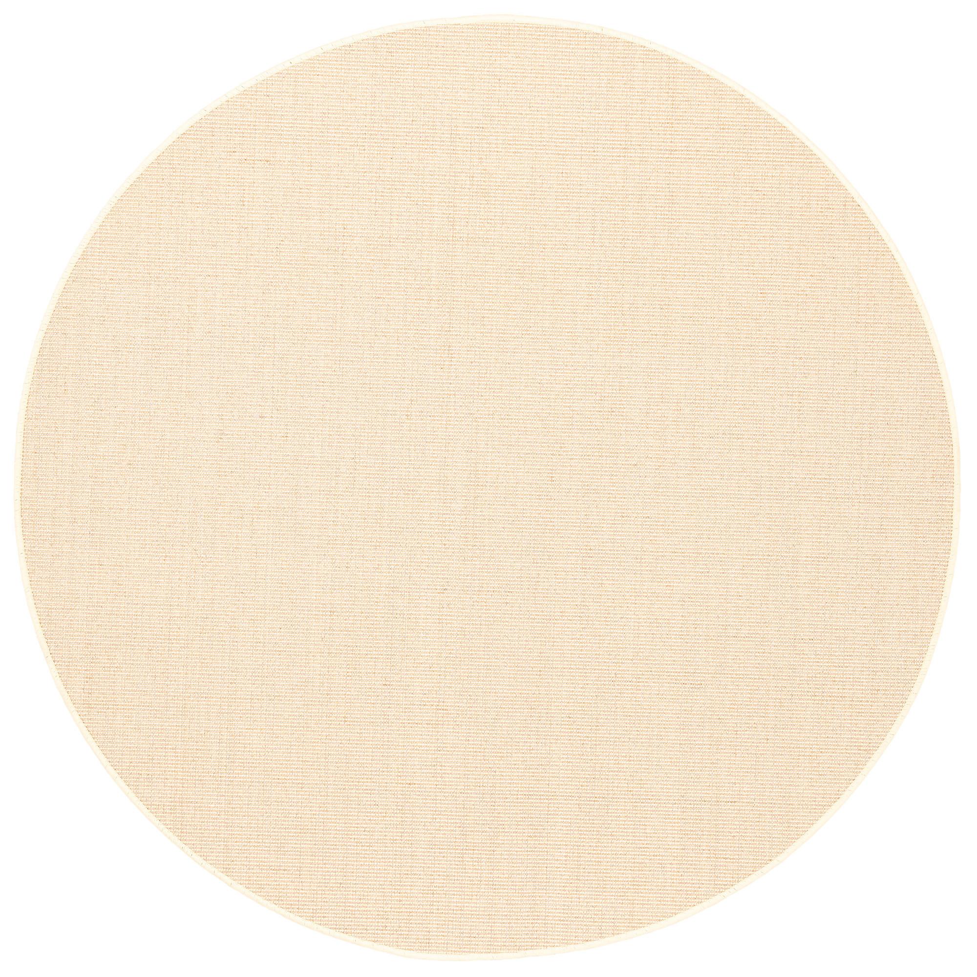 SISAL NATUR TEPPICH RUND - Ecru, Textil (133/133cm) - Snapstyle