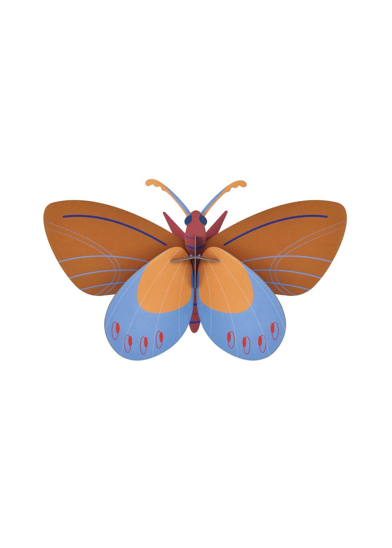 WANDDEKO Azur-Monarch 10/20.5 cm - Multicolor, Wellpappe (10/20.5/34cm) - Studio Roof