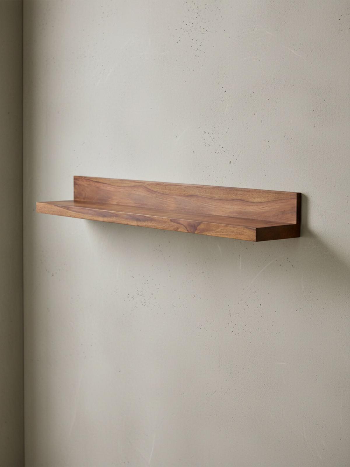 WANDREGAL Massivholz Landhausstil 140 cm Naturprodukt - Braun, Holz (140/17/24cm) - KADIMA DESIGN
